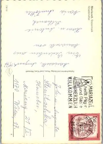 53562 - Steiermark - Mariazell , Basilika , Gnadenaltar - gelaufen 1977