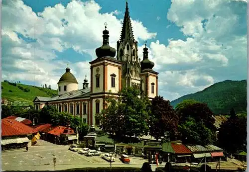 53572 - Steiermark - Mariazell , Wallfahrtskirche - gelaufen 1972