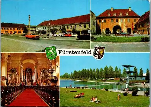 53582 - Steiermark - Fürstenfeld , Freibad , Schwimmbad , Mehrbildkarte - gelaufen