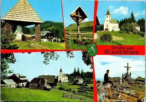 53598 - Steiermark - Glashütten , Mehrbildkarte - gelaufen 1982