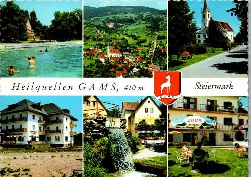 53600 - Steiermark - Gams , ob Frauental , Heilquellen , Mehrbildkarte - gelaufen 1971