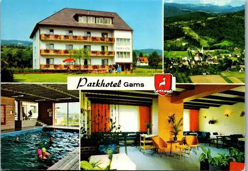 53604 - Steiermark - Gams , Parkhotel Kurbetrieb Kipper - gelaufen 1983