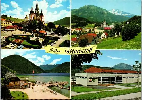 53607 - Steiermark - Mariazell , Hallenbad , Erlaufsee , Mehrbildkarte - gelaufen