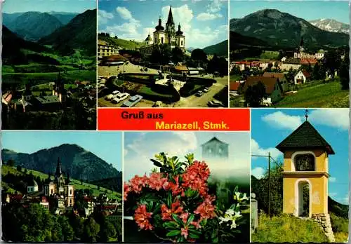 53613 - Steiermark - Mariazell , Mehrbildkarte - gelaufen