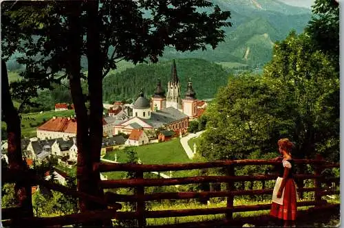 53614 - Steiermark - Mariazell , Basilika , View - gelaufen 1969