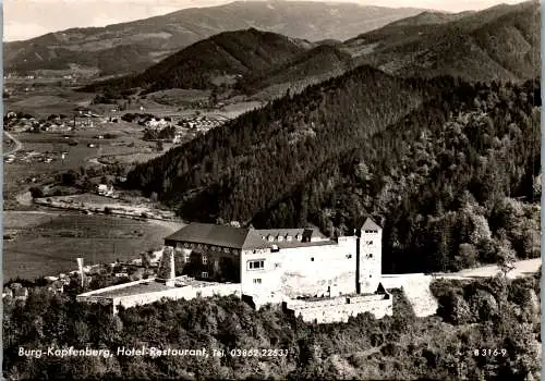 53618 - Steiermark - Kapfenberg , Burg Kapfenberg , Hotel Restaurant - gelaufen