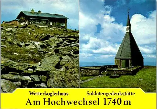 53620 - Steiermark - Hochwechsel , Wetterkoglerhaus , Soldatengedenkstätte , Soldatenfriedhof - nicht gelaufen