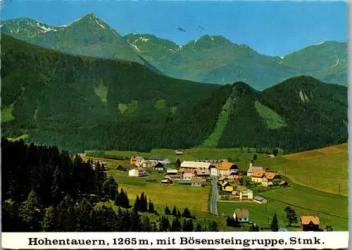 53623 - Steiermark - Hohentauern , mit Bösensteingruppe , Panorama - gelaufen 1976