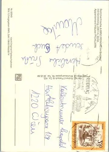 53626 - Steiermark - Irdning , im Ennstal mit Grimming , Appartement Häuser Pichlarn - gelaufen 1984