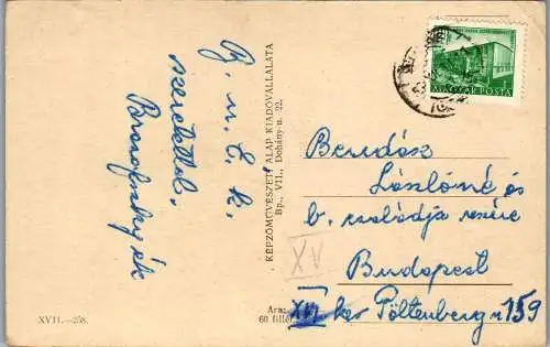 53640 - Ungarn - Bicske , Mehrbildkarte - gelaufen 1953