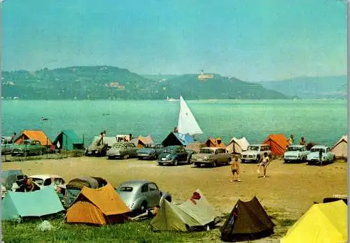 53662 - Ungarn - Balaton , Plattensee , Camping , VW Käfer - gelaufen 1972