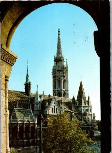 53665 - Ungarn - Budapest , Matthiaskirche , Matyas Templom - gelaufen 1975