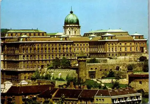 53670 - Ungarn - Budapest , Schloß von Buda - gelaufen