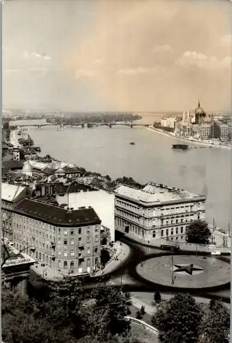 53675 - Ungarn - Budapest , Ansicht , View - gelaufen 1963