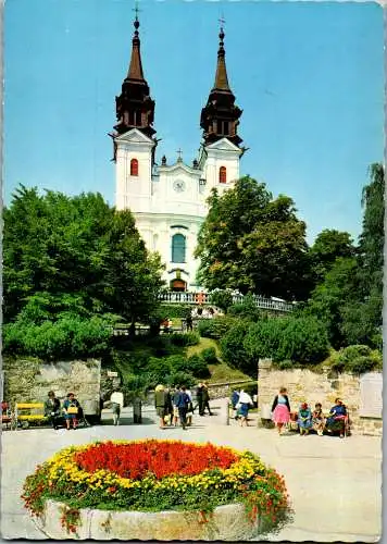 53678 - Oberösterreich - Linz , Pöstlingberg , Wallfahrtsbasilika - gelaufen 1966