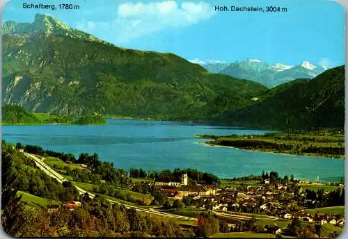 53697 - Oberösterreich - Mondsee , Schafberg , Hoher Dachstein , Panorama - nicht gelaufen