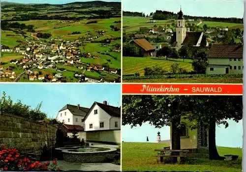 53702 - Oberösterreich - Münzkirchen , Sauwald , Mehrbildkarte - gelaufen 1982