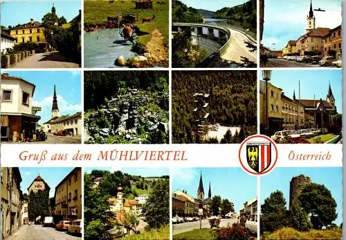 53711 - Oberösterreich - Mühlviertel , Bad Mühllacken , Bärenstein , Altenfelden , Rannatalsperre , Helfenberg - 1973