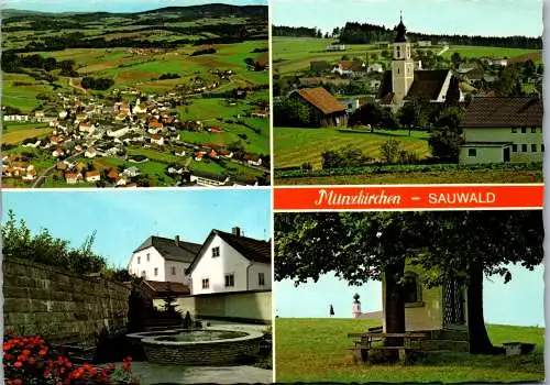 53713 - Oberösterreich - Münzkirchen , Sauwald , Innviertel , Mehrbildkarte - gelaufen 1980