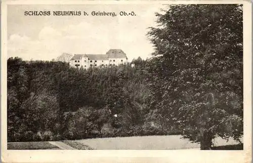 53716 - Oberösterreich - Neuhaus , Greinberg , Panorama , Schloß - gelaufen 1926