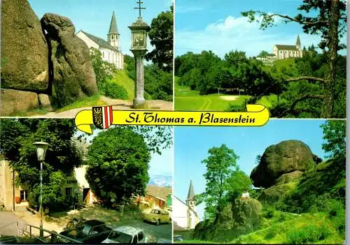 53728 - Oberösterreich - St. Thomas , am Blasenstein , Mehrbildkarte - gelaufen 1980