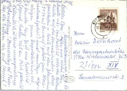 53733 - Steiermark - Eisenerz , Leopoldsteinersee mit Pfaffenstein , Erzberg , Reichenstein - gelaufen 1963