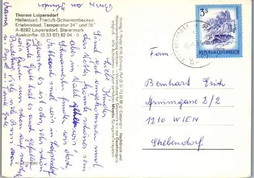 53738 - Steiermark - Loipersdorf , Therme , Mehrbildkarte - gelaufen 1983