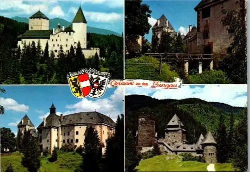 53740 - Salzburg - Lungau , Schloß Mauterndorf , Schloß Moosham , Burg Finstergrün - gelaufen 1983