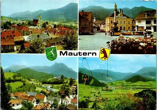 53745 - Steiermark - Mautern , Liesingtal , Mehrbildkarte - gelaufen 1978