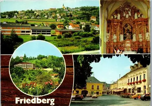 53773 - Steiermark - Friedberg , Gasthof Groller , Mehrbildkarte - gelaufen 1979