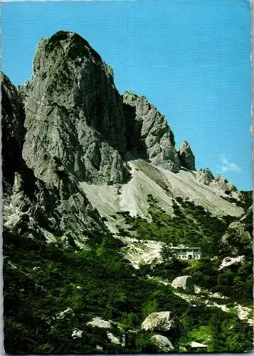 53779 - Steiermark - Gesäuse , Haindlkarhütte , Gsenkkogel - gelaufen 1969