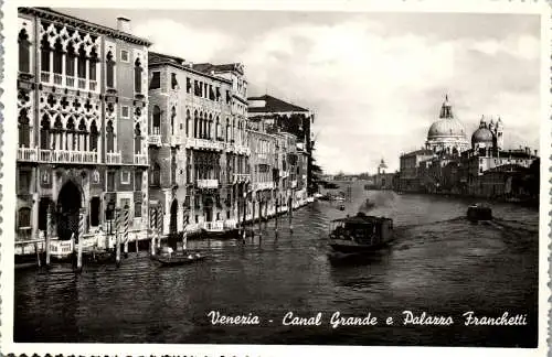 53782 - Italien - Venedig , Canal Grande e Palazzo Franchetti - nicht gelaufen