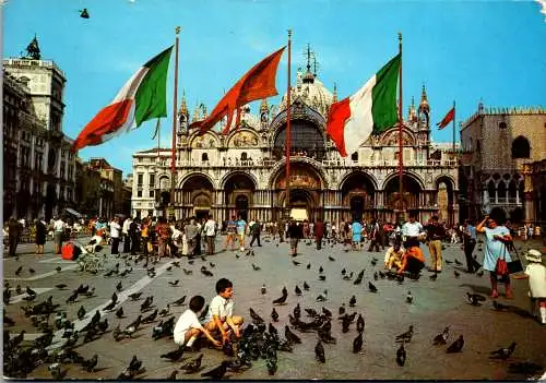 53785 - Italien - Venedig , Piazza S. Marco - gelaufen