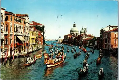 53786 - Italien - Venedig , Regata Storica sul Canal Grande - gelaufen 1973