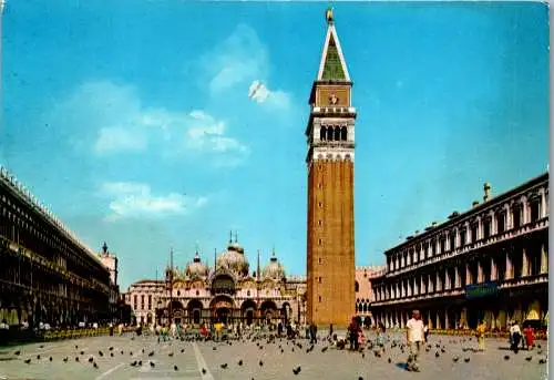 53794 - Italien - Venedig , Piazza S. Marco - gelaufen