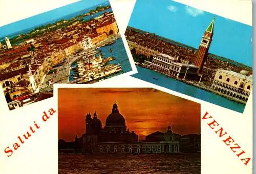 53795 - Italien - Venedig , Mehrbildkarte - gelaufen 1972