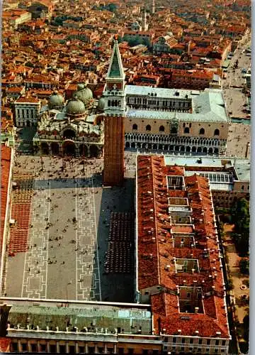 53796 - Italien - Venedig , Piazza S. Marco - gelaufen