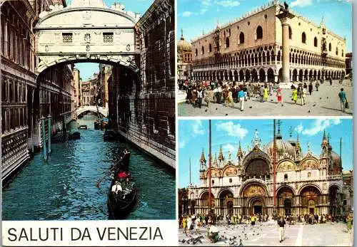 53797 - Italien - Venedig , Mehrbildkarte - gelaufen