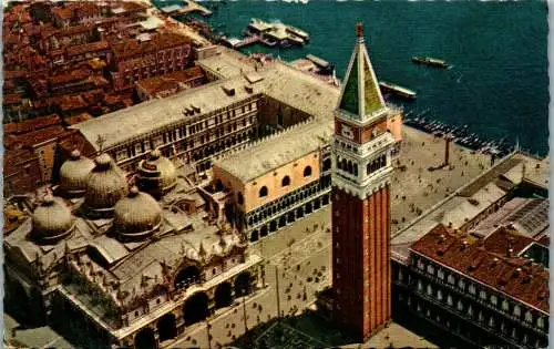 53806 - Italien - Venedig , Piazza S. Marco - gelaufen