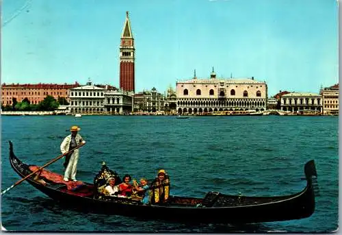 53808 - Italien - Venedig , Panorama del Bacino S. Marco - gelaufen