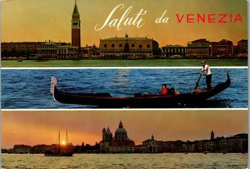 53809 - Italien - Venedig , Mehrbildkarte - gelaufen 1979