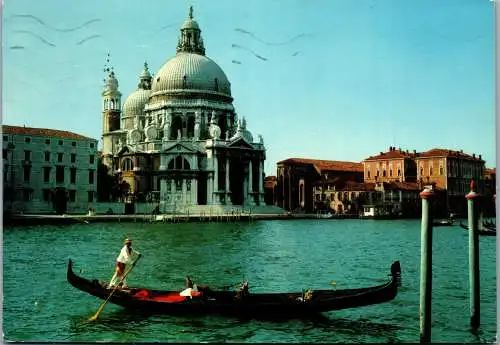 53817 - Italien - Venedig , Basilica della Salute - gelaufen 1970