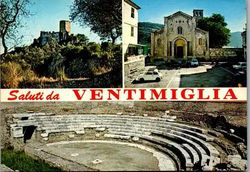 53823 - Italien - Ventimiglia , Mehrbildkarte - gelaufen 1983