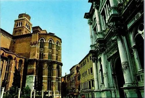 53830 - Italien - Venedig , Abside della Basilica S. M. Gloriosa die Frari e scuola di S. Rocco - nicht gelaufen