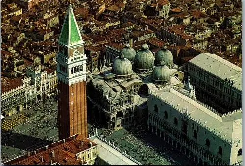 53834 - Italien - Venedig , Piazza S. Marco - gelaufen 1988