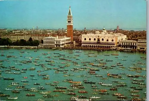 53847 - Italien - Venedig , Bacino S. Marco , Partenza della Vogalonga - gelaufen 1985