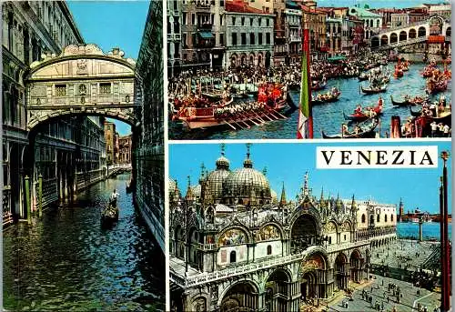 53849 - Italien - Venedig , Mehrbildkarte - nicht gelaufen