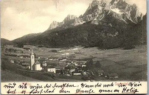 53868 - Italien - St. Veit , Sexteltal , Sexten , Panorama - gelaufen