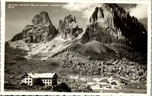 53886 - Italien - Passo Sella , Rifugio , Sassolungo , Sellajoch - gelaufen 1936