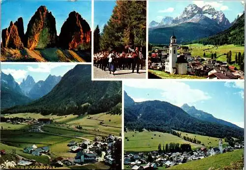 53896 - Italien - Sexten , Sesto Pusteria , Pustertal , Tre Cime , Gima Dodici , Drei Zinnen , Zwölferkogel - gel. 1975